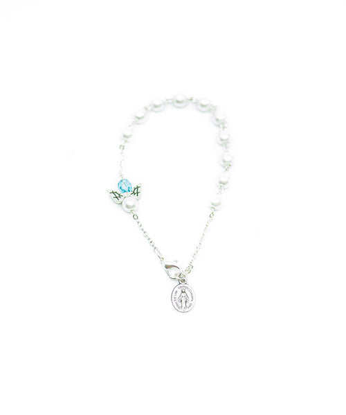 Armkette Engel blau (Modeschmuck)