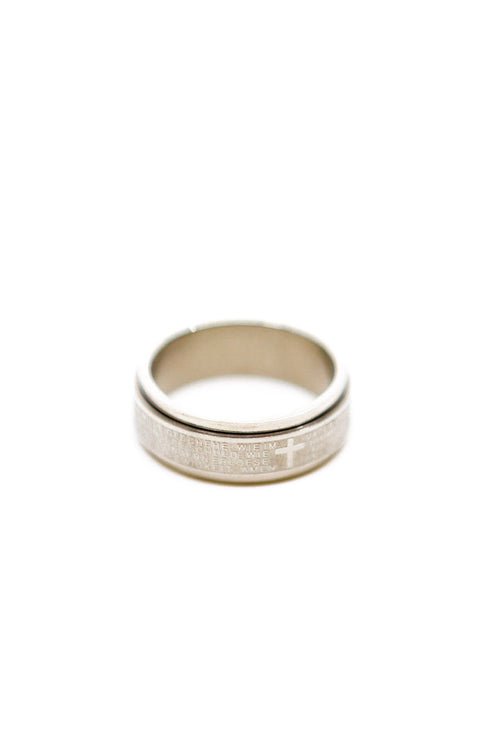 Edelstahlring Vater Unser